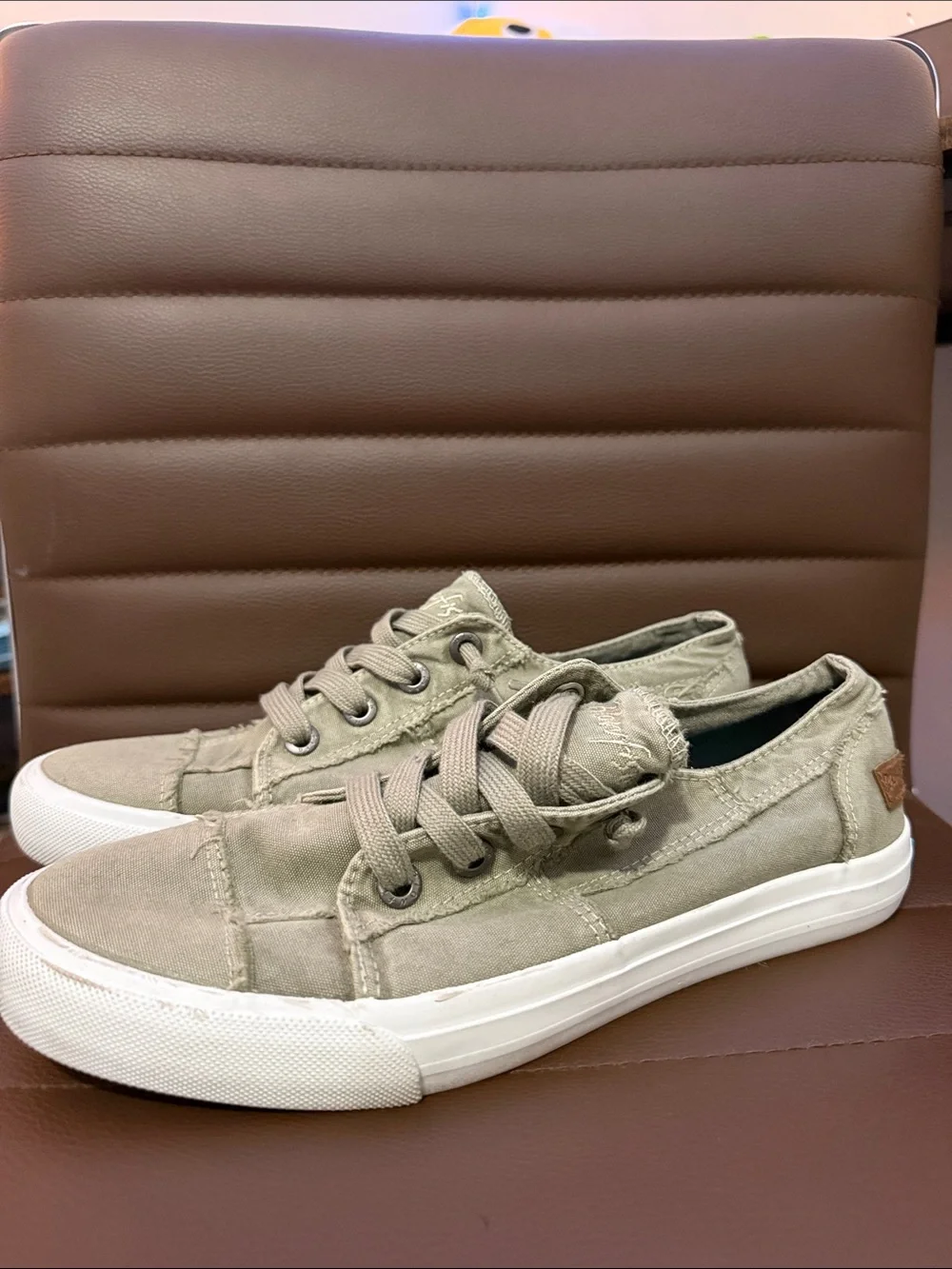 Blowfish Canvas Low-Top Sneakers with White Soles - Worn Once